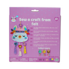 APLI Krapli Felt Wall Flag Sewing Kit Lama