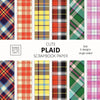 Cute Plaid 8x8 Scrapbook Paper