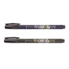 Tombow 62038 Fudenosuke Brush Pen, 2-Pack, Soft & Hard Tip for Calligraphy & Art
