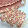 Flowers Printed Cotton Ribbon for DIY Crafts