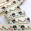 Flowers Printed Cotton Ribbon for DIY Crafts