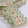 Flowers Printed Cotton Ribbon for DIY Crafts