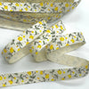 Flowers Printed Cotton Ribbon for DIY Crafts