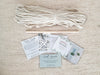Macrame plant hanger DIY craft kit.