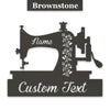 Sewing Machine Personalized Metal Art Decor Sign