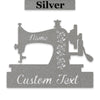 Sewing Machine Personalized Metal Art Decor Sign