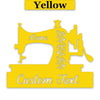 Sewing Machine Personalized Metal Art Decor Sign