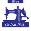 Sewing Machine Personalized Metal Art Decor Sign