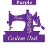 Sewing Machine Personalized Metal Art Decor Sign