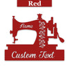 Sewing Machine Personalized Metal Art Decor Sign