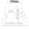 Sewing Machine Personalized Metal Art Decor Sign